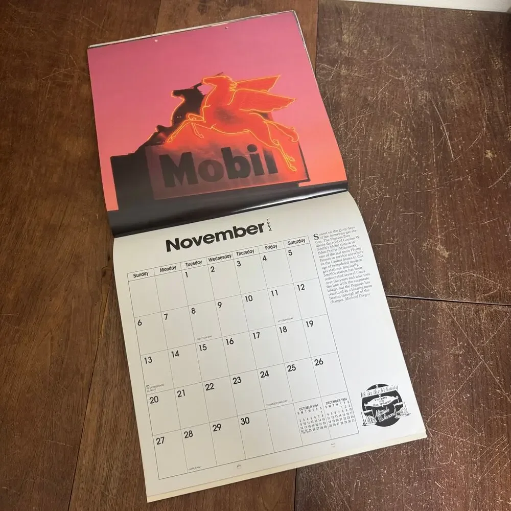 The Great American Gas Station 1994 Calendar UNUSED‎ Michael K. Witzel